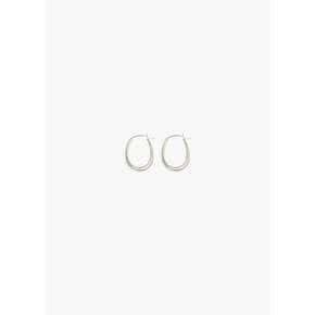 소피부하이 26FW Tiny Egg Hoops, Silver