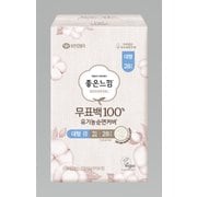 유기농순면 무표백 대형 생리대 28p