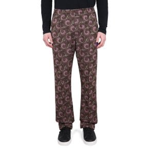 PANTS WITH LOGO Mens Pants BRPAN0028_UT2676700 BROWN