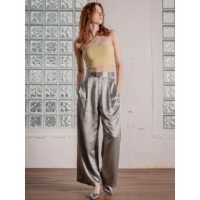 YY_Soft silk wide pants