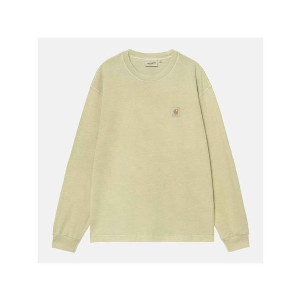 26SS 칼하트 WIP 넬슨 롱슬리브 티셔츠 I029948 3IEGD GENTLE GREEN DOM