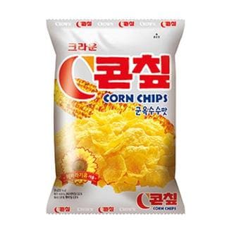  크라운 콘칲 군옥수수맛 16입(70g x 16개) 1박스