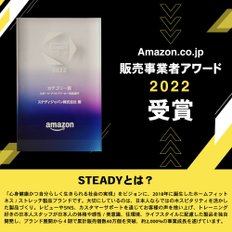 STEADY [Designed in Japan air  피트니스 자전거 매트 부착 독자 개발의 비접촉식 휠