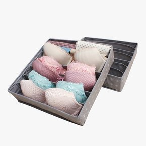 크로스 속옷 정리함 7+7칸