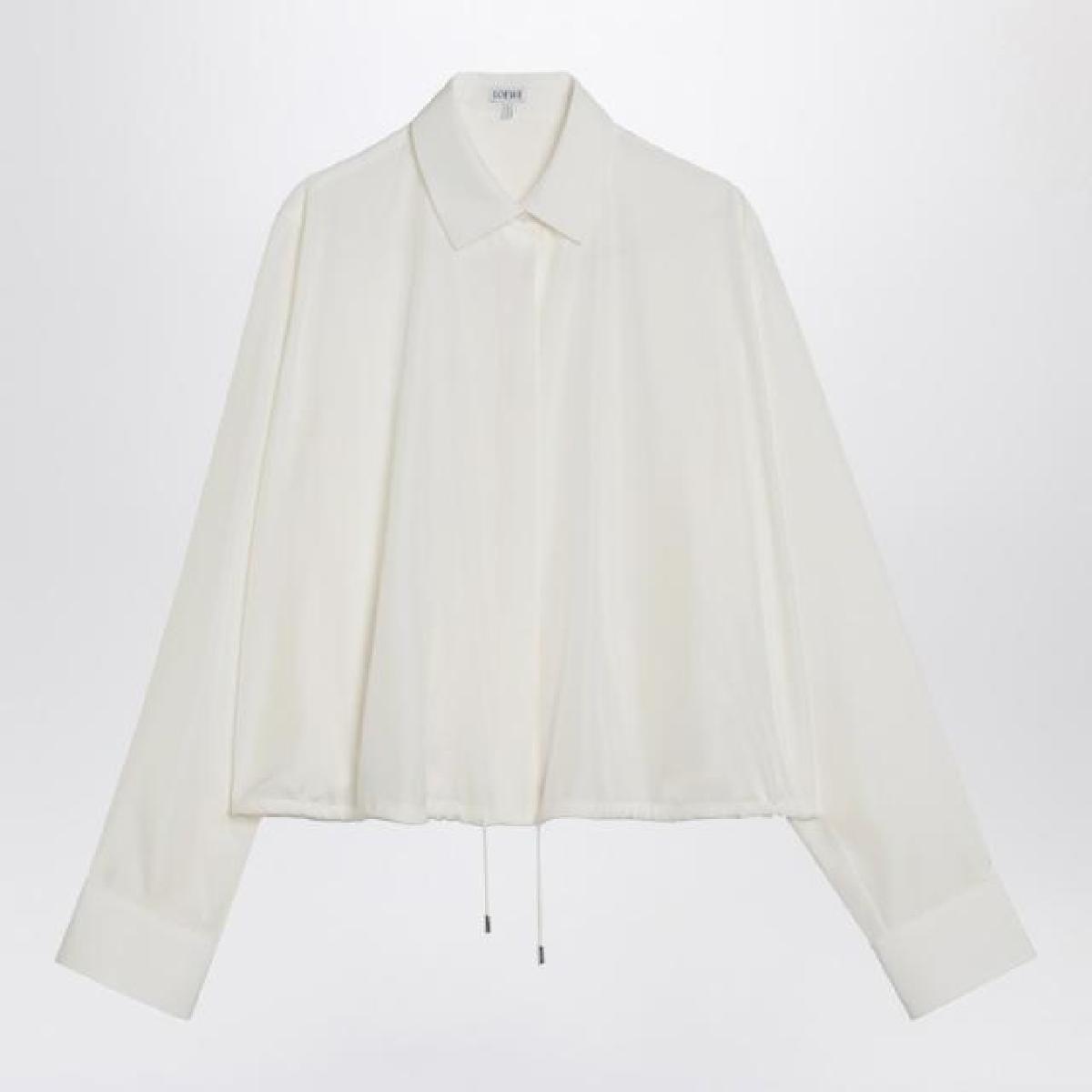 T BY ALEXANDER WANG Embroidered lyocell shirt 4WC3251099 426