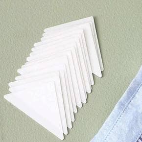 물결샵 셔츠카라 옷깃 고정 테이프 10P 스티커 정리 와이셔츠 정장 여성 남성