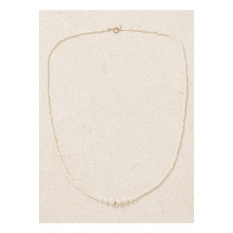 PERS&Eacute;E 페르세 18k 골드 진주 다이아몬드 네크리스 1647597333351097