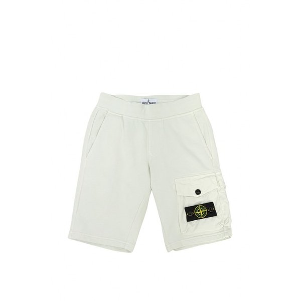 KIDS 스톤아일랜드키즈 와펜 781660340 V0061 6A8A 키즈 버뮤다 카고 반바지