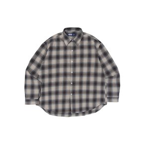 VINTAGE TARTAN CHECK SHIRT (BLUE)