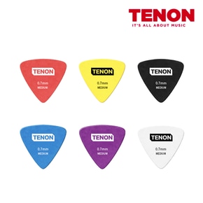 TENON 카본 통기타 일렉기타 우쿨렐레 기타 피크 0.7mm 트라이앵글 큰삼각