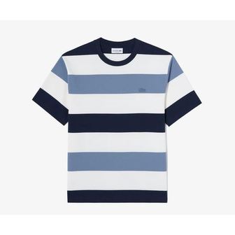 라코스테 [시흥점] 남성 오버핏 밀라노 볼드 스트라이프 TH004E-55G