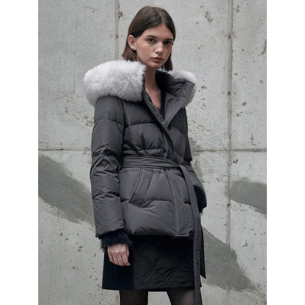 [채랑 PICK] (2차 리오더) [단독기획] FOX FUR BELTED GOOSE DOWN [3COLORS]