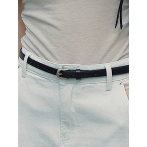 Minimal Round Buckle Belt (3Color)