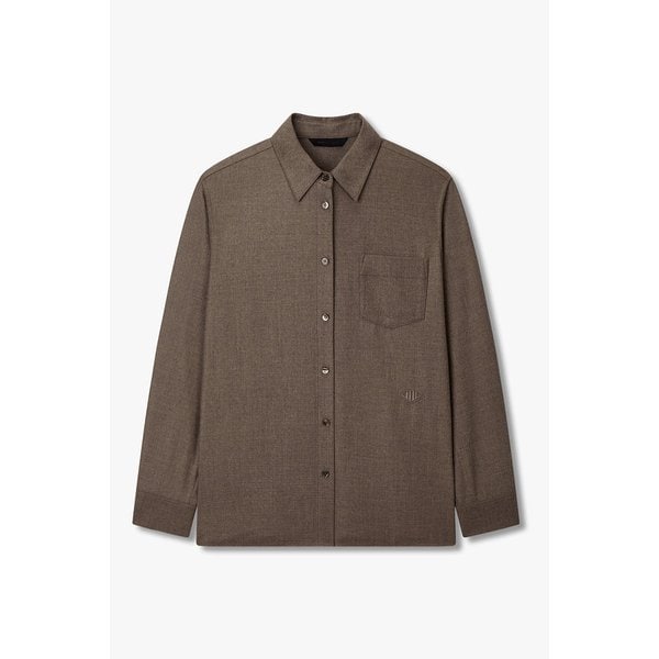 울 블렌드 스트레치 셔츠 7115460X02160