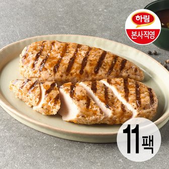하림 맛닭가슴살 바베큐맛 100g 11팩