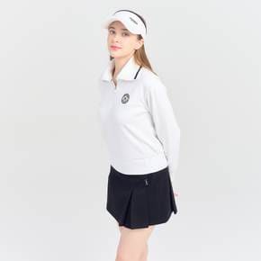 [클리브랜드 골프] 쿠션지 루즈핏 여성 와이드카라 블루종 긴팔티셔츠_CGWTS33726