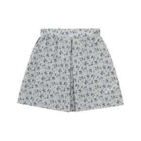 FRENCH SHORT SKIRT : BLUE FLOWER