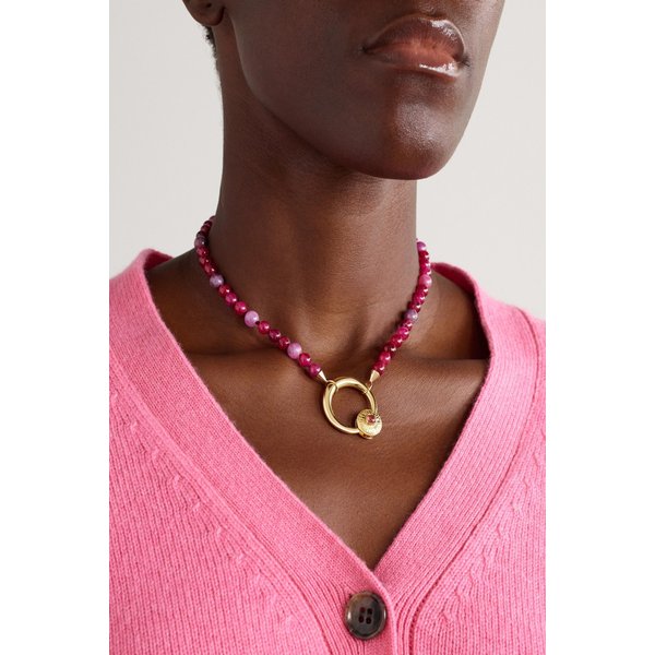 말라 아론 플라워 머스그레이브 락 루비 스피넬 목걸이 46376663162970621