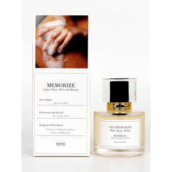 미녹 메모라이즈 퍼퓸 배케이션바스 여성 남성 니치향수 50ml