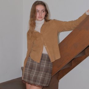 Dandy Suede Crop Shirt