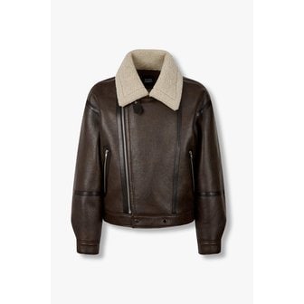 STUDIO TOMBOY [MEN] 신세틱 레더 비조디테일 무스탕 9155461131071