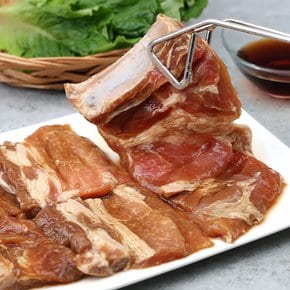 갈비+전지로 만든 옛날 한돈갈비 1kg+1kg (총 6인분)/한돈 돼지갈비 양념갈비 양념돼지갈비