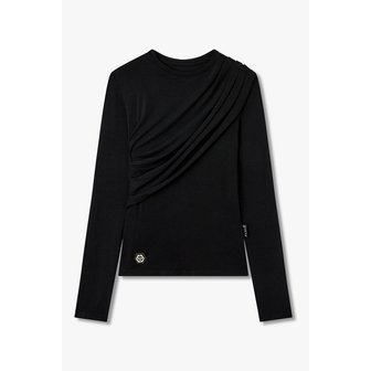 필립플레인 롱 슬리브 드레이프 모달 티셔츠 8625301601000