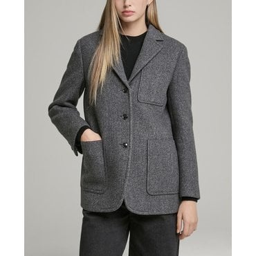 DKNY 시즌오프30%캐시미어 블렌드 재킷 (DW2E9WJC979L)