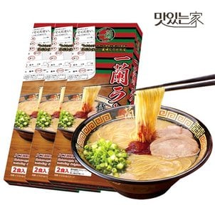  이치란 돈코츠 라멘 2인x3세트 /일본 라멘 맛집