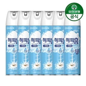 해피홈 에어로솔 수성 무향 500ml*6개