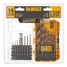 DEWALT 디월트 드릴 14pcs 세트 Drill Bit Set For Plastic and Wood and Metal DWA1184