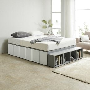 C3290E 논헤드 올도어 수납침대 Q (매트미포함) 3colors