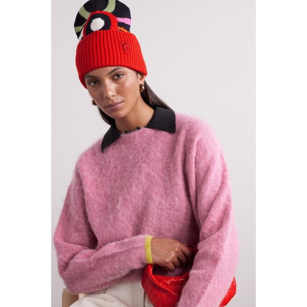 울 자카드 비니 1647597326832907