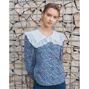 SAILOR COLLAR LACE BLOUSE_FLOWER