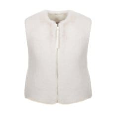 FAUX FUR SOURCE VEST(LVT036KRFKF)