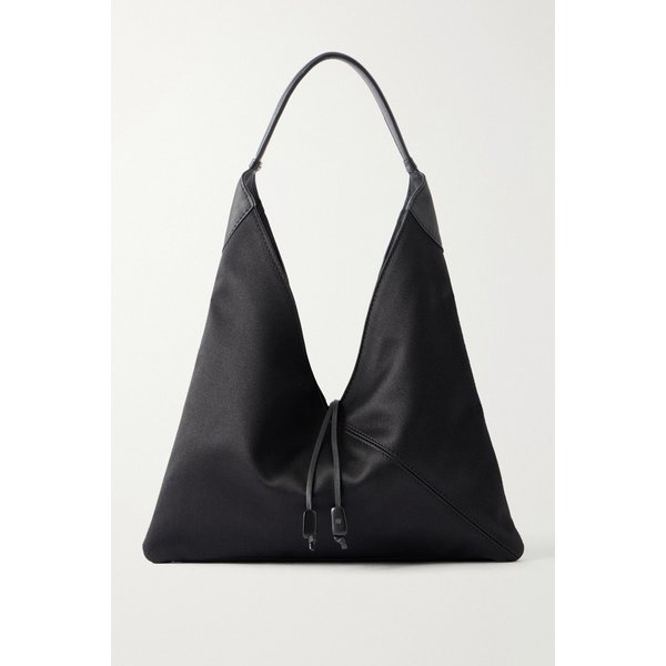 헌팅시즌 오리가미 미디엄 가죽 트리밍 새틴 숄더백 46376663163100789