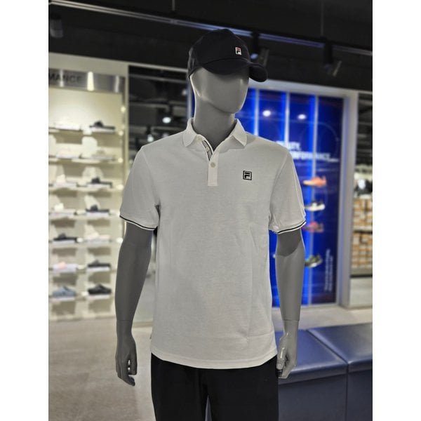 [파주점] 공용  면혼방  베이직 반팔 카라티셔츠(FS2TSG2331X-WHI)