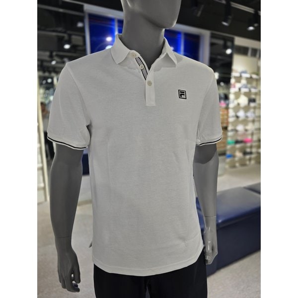 [파주점] 공용  면혼방  베이직 반팔 카라티셔츠(FS2TSG2331X-WHI)