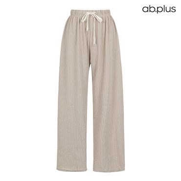 ab.f.z [ab.plus/신상] 여름 스트라이프 밴딩 와이드 팬츠  (LSZ2MP33A)