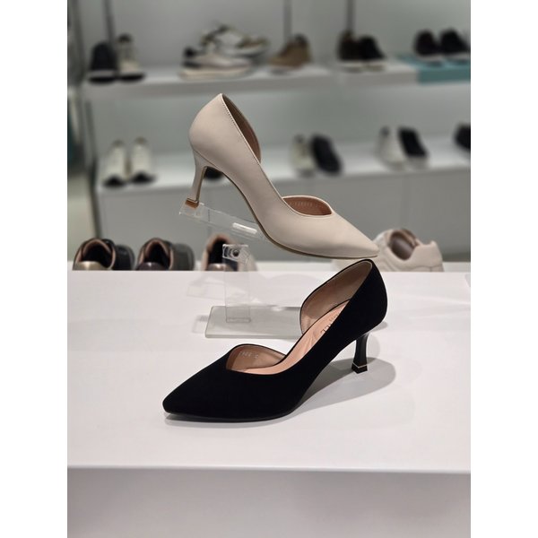 [부산점] 미셸BY탠디 포인티드 사이드오픈 힐(125018)