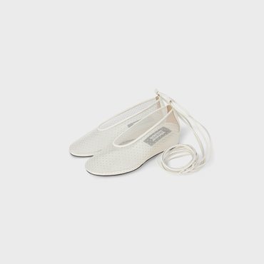 EENK String Mesh Heels  - Ivory