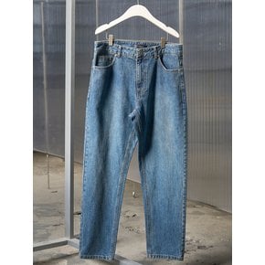 Blue Tapered Fit Denim Pants