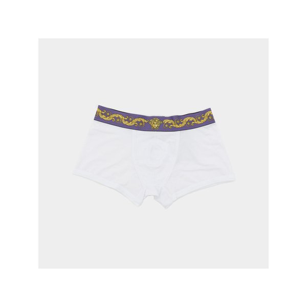 26SS 메두사 골드 프린트 언더웨어 드로즈 남성 팬티 1022751 1A16806 2W8E0