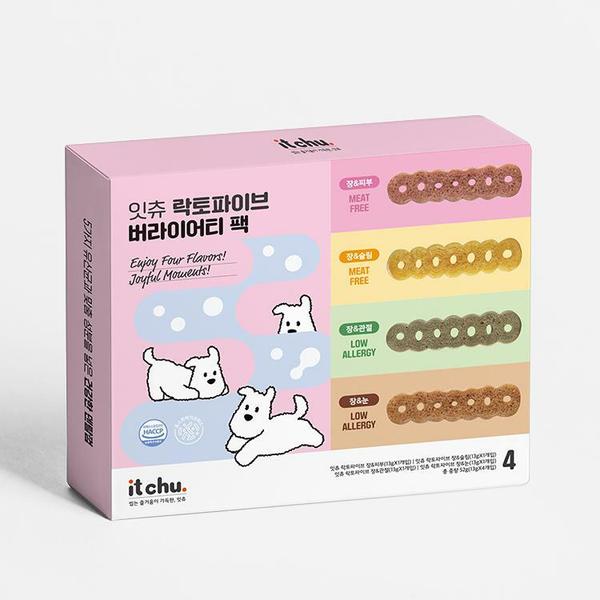 [샘플팩] 잇츄 락토파이브 버라이어티 팩 4개입 (관절/눈/피부/슬림)