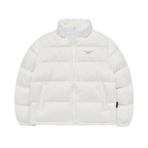 BASIC LOGO OVERSIZE DUCK DOWN JACKET IVORY 베이직오버사이즈 아이보리 OPLOSD-IVY