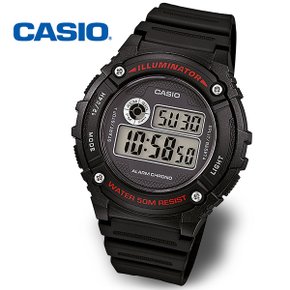 [정품] CASIO 카시오 전자 학생시계 군인시계 W-216H-1AVDF