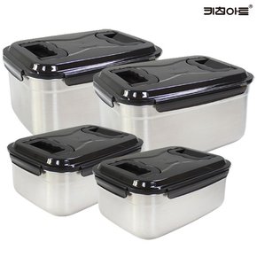 밀폐용기 김치통 4종C(3호+3호+4호+4호)