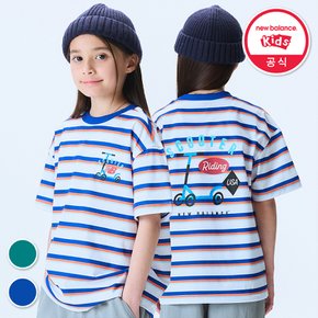 KIDS RIDER_아동 스트라이프 소로나 반팔티 NK9EF2602U
