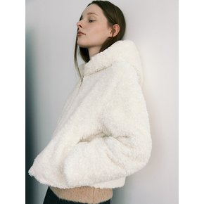 [Comfort] Eco Fur Hooded Jumper