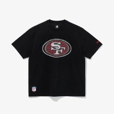 [스타필드수원][공용]NFL 샌프란시스코 포티나이너스 도트 프린트 티셔츠 블랙 (14384741)